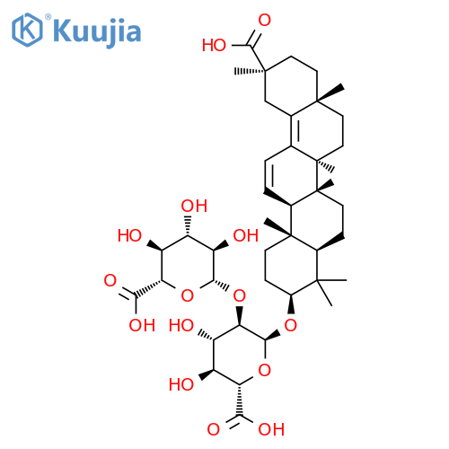 b-D-Glucopyranosiduronic acid, (3b,20b)-20-carboxy-30-noroleana-11,13(18)-dien-3-yl 2-O-b-D-glucopyranuronosyl- structure