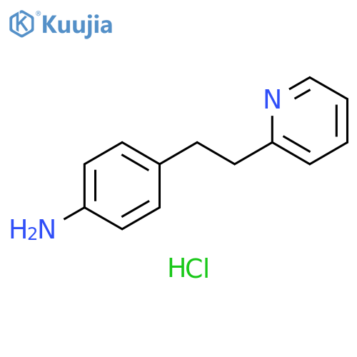 {4-[2-(2-pyridinyl)ethyl]phenyl}amine dihydrochloride structure