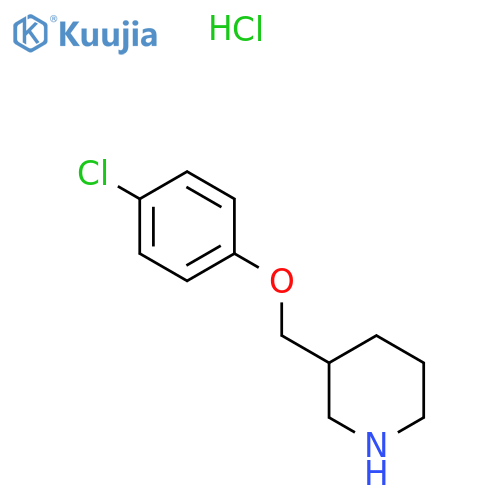 3-(4-Chlorophenoxy)methylpiperidine Hydrochloride structure