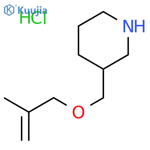 2-Methyl-2-propenyl3-piperidinylmethyl Ether Hydrochloride structure