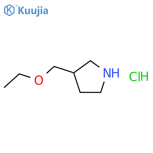 3-(Ethoxymethyl)pyrrolidine hydrochloride structure