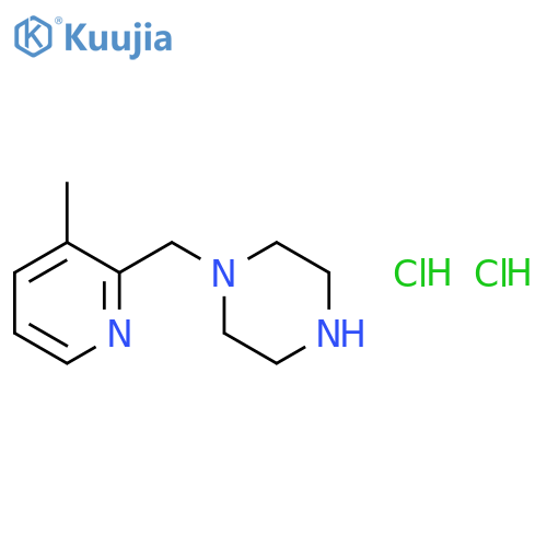 1-(3-Methyl-pyridin-2-ylmethyl)piperazine Dihydrochloride structure