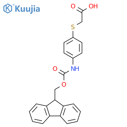 Fmoc-(4-aminophenylthio)acetic Acid structure