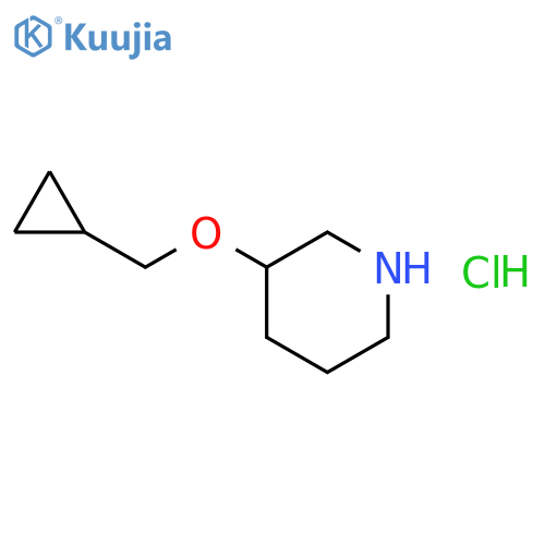 3-(Cyclopropylmethoxy)piperidine hydrochloride structure