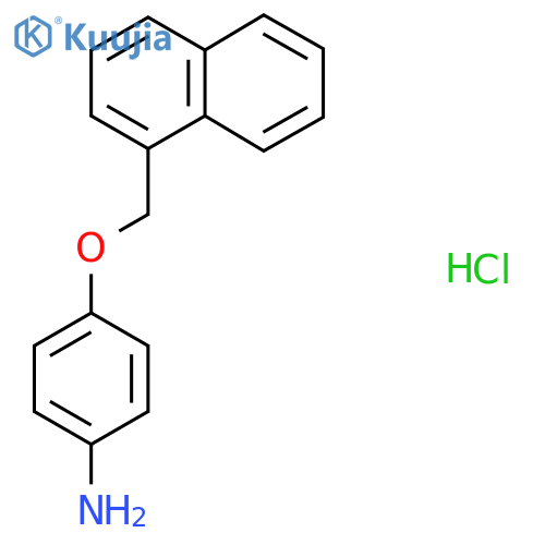 4-(1-Naphthylmethoxy)aniline hydrochloride structure