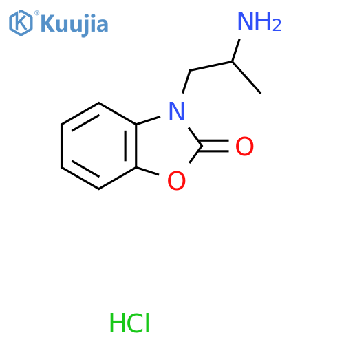 3-(2-Aminopropyl)benzo[d]oxazol-2(3H)-one hydrochloride structure
