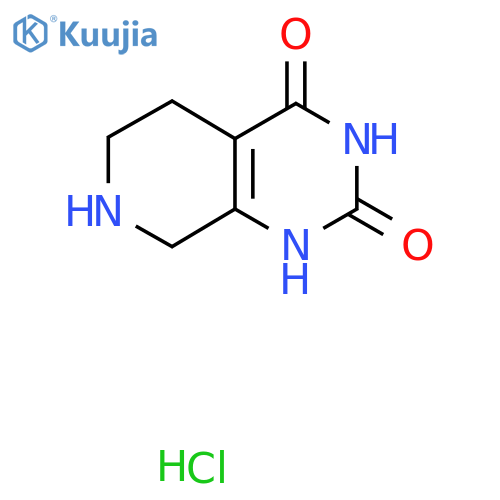 5,6,7,8-Tetrahydropyrido[3,4-d]pyrimidine-2,4(1H,3H)-dione hydrochloride structure