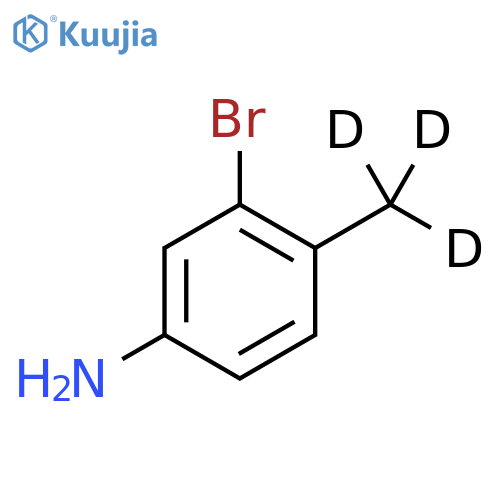 5-Amino-2-(methyl-d3)-bromobenzene structure