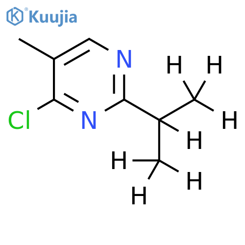 4-Chloro-5-methyl-2-(iso-propyl-d7)-pyrimidine structure