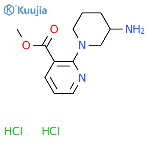3-Amino-3,4,5,6-tetrahydro-2h-[1,2]bipyridinyl-3-carboxylicacid methyl ester hydrochloride structure