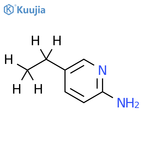 2-Amino-5-(ethyl-d5)-pyridine structure