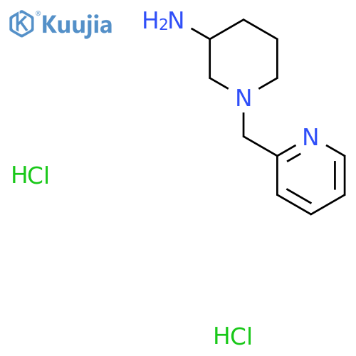1-Pyridin-2-ylmethyl-piperidin-3-ylamine dihydrochloride structure