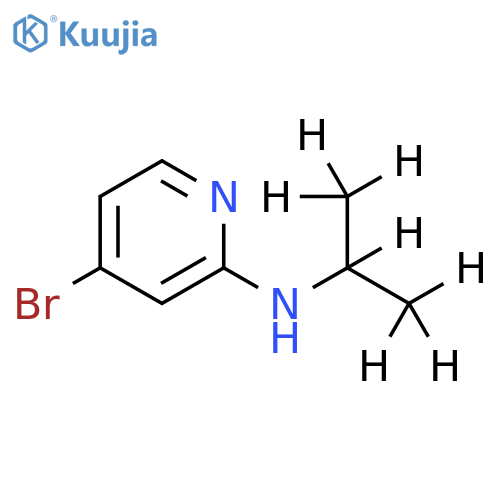 4-Bromo-2-(iso-propyl-d7-amino)pyridine structure
