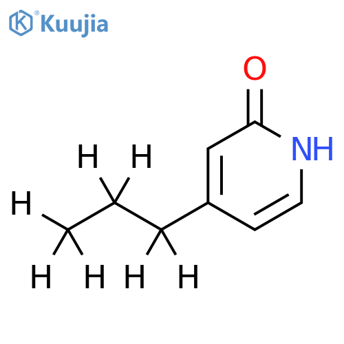 2-Hydroxy-4-(n-propyl-d7)-pyridine structure