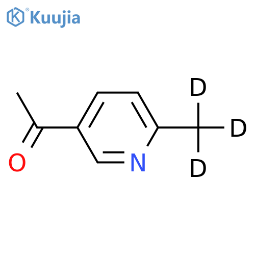 3-Acetyl-6-(methyl-d3)-pyridine structure