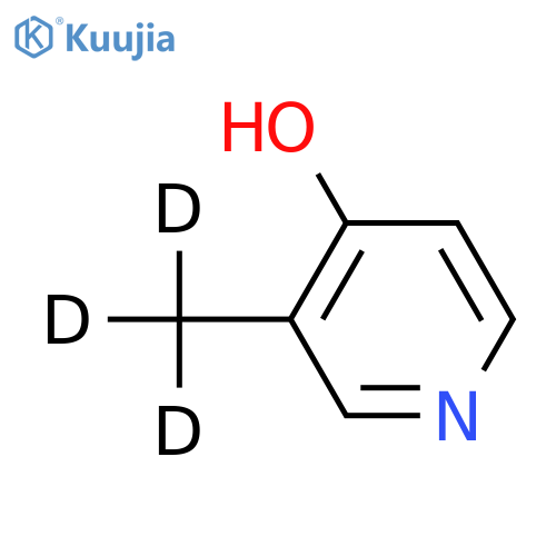 4-Hydroxy-3-(methyl-d3)-pyridine structure