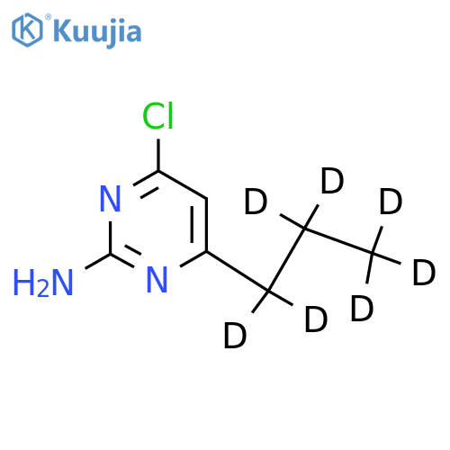 4-Chloro-2-amino-6-(n-propyl-d7)-pyrimidine structure