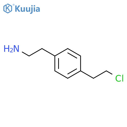 Benzeneethanamine,4-(2-chloroethyl)- structure
