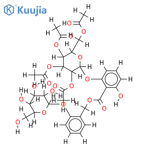 2',3',4',6'-tetra-O-acetylhenryoside structure