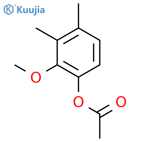 2-Methoxy-3,4-dimethylphenyl acetate structure