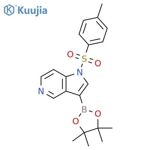 3-(4,4,5,5-Tetramethyl-1,3,2-dioxaborolan-2-yl)-1-tosyl-1H-pyrrolo[3,2-c]pyridine structure