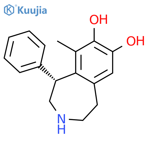 1H-3-Benzazepine-7,8-diol,2,3,4,5-tetrahydro-3-methyl-1-phenyl-, (1R)- structure