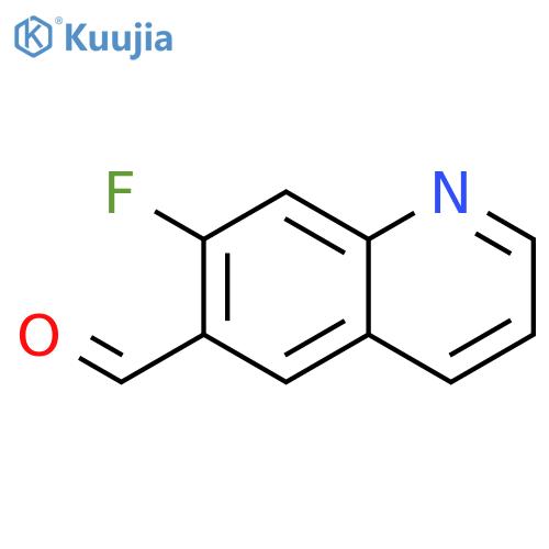 7-Fluoroquinoline-6-carbaldehyde structure