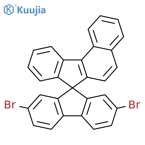 2',7'-Dibromospiro[benzo[c]fluorene-7,9'-fluorene structure
