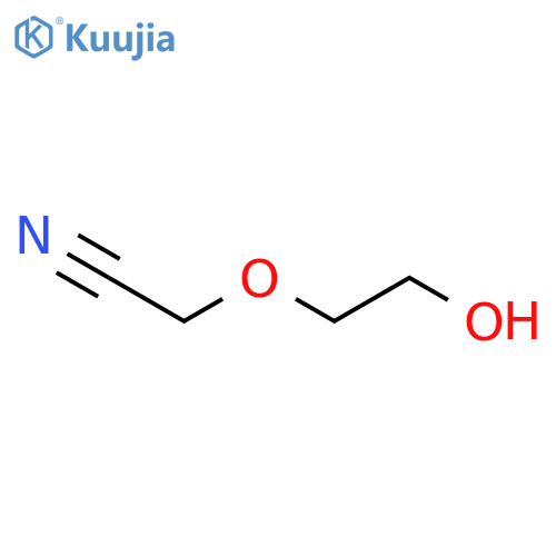 2-(2-hydroxyethoxy)acetonitrile structure