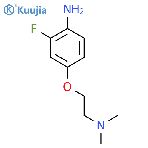 4-2-(dimethylamino)ethoxy-2-fluoroaniline structure