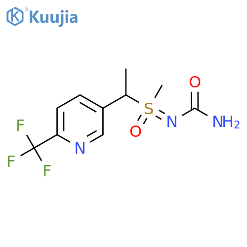 N-Methyloxido1-6-(trifluoromethyl)-3-pyridinylethyl-λ4-sulfanylideneurea structure