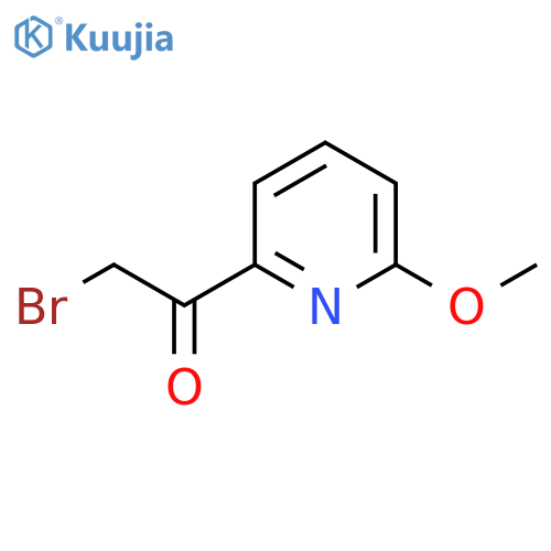 2-Bromo-1-(6-methoxypyridin-2-yl)ethan-1-one structure