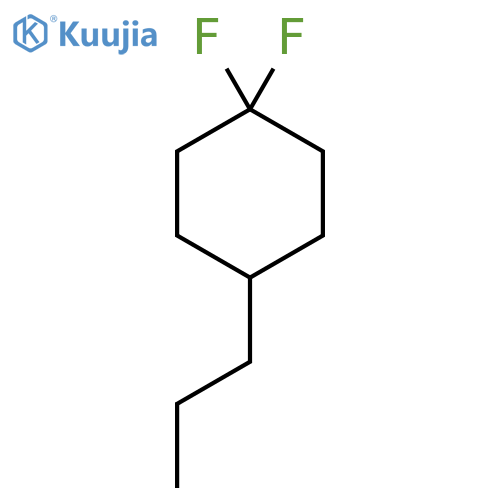 1,1-Difluoro-4-propylcyclohexane structure