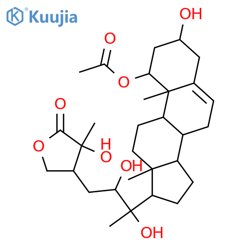 1,3,20,22,25-Pentahydroxyergost-5-en-26,28-olide; (1α,3β,20R,22R,24R,25S)-form, 1-Ac structure