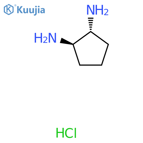 trans-cyclopentane-1,2-diamine;hydrochloride structure