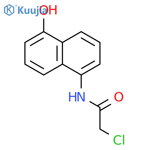 2-CHLORO-N-(5'-HYDROXYNAPHTHALEN-1'-YL)-ACETAMIDE structure