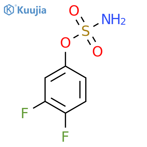 3,4-difluorophenyl sulfamate structure