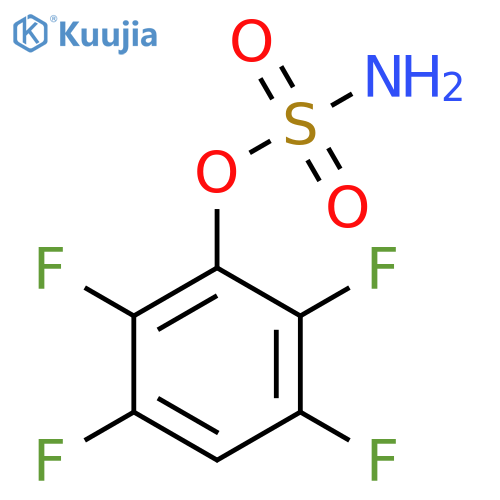 2,3,5,6-tetrafluorophenyl sulfamate structure