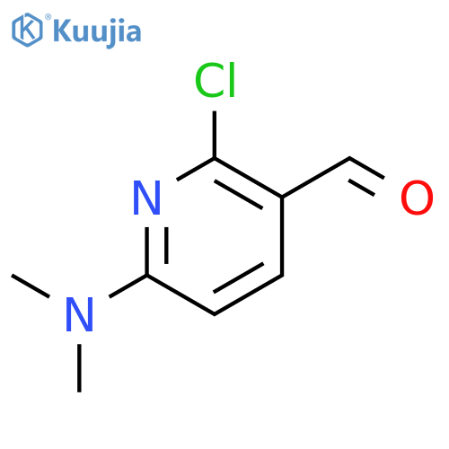 2-Chloro-6-(dimethylamino)nicotinaldehyde structure