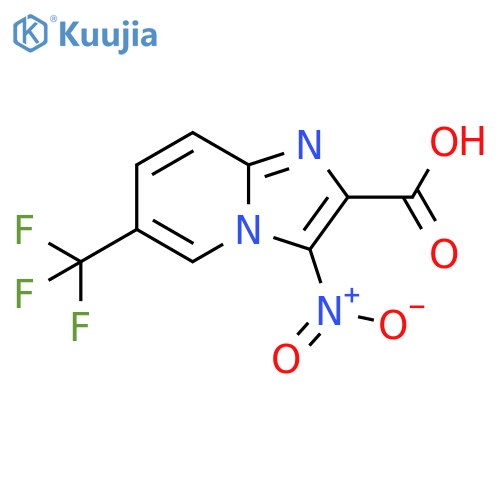 3-Nitro-6-(trifluoromethyl)imidazo1,2-apyridine-2-carboxylic Acid structure