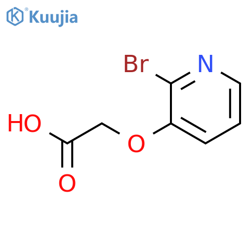2-[(2-bromopyridin-3-yl)oxy]acetic acid structure
