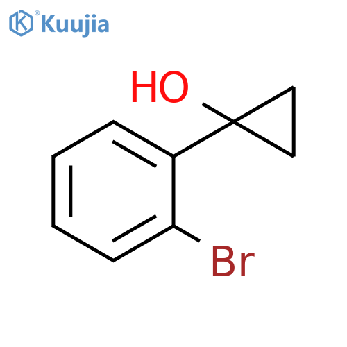 1-(2-bromophenyl)cyclopropanol structure