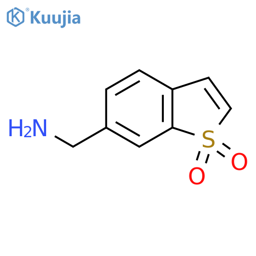 6-(Aminomethyl)benzo[b]thiophene 1,1-dioxide structure