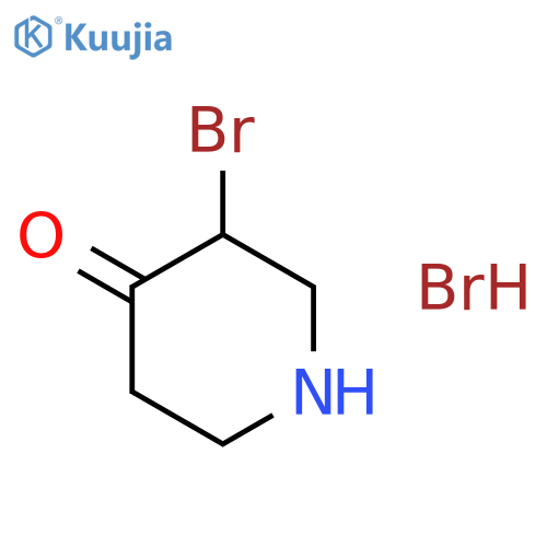3-Bromopiperidin-4-one hydrobromide structure