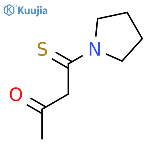 2-Butanone,4-(1-pyrrolidinyl)-4-thioxo- structure