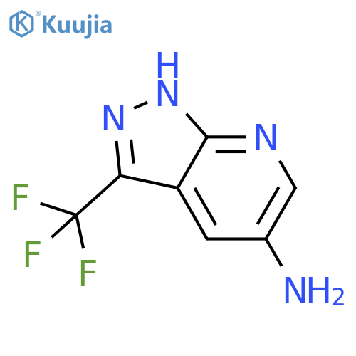 3-(trifluoromethyl)-1h-pyrazolo[4,5-e]pyridin-5-amine structure