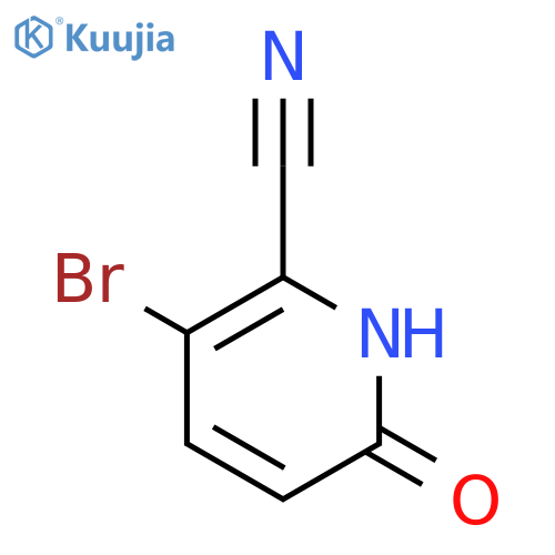 3-Bromo-6-oxo-1,6-dihydropyridine-2-carbonitrile structure
