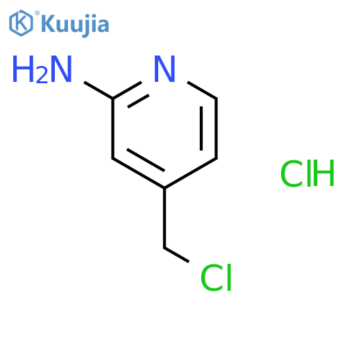 4-(chloromethyl)pyridin-2-amine hydrochloride structure