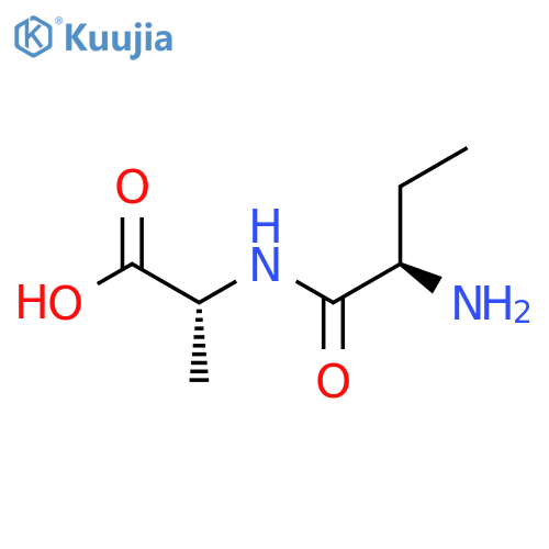 (2R)-2-[[(2R)-2-Aminobutanoyl]amino]propanoic acid structure