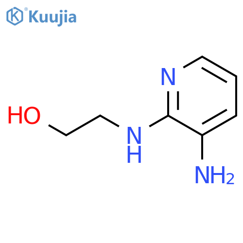 2-(3-Amino-2-pyridinyl)amino-1-ethanol structure